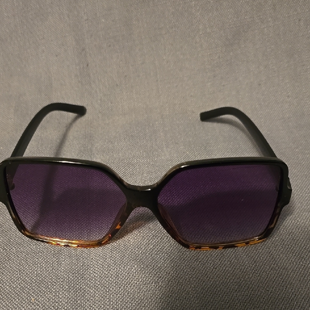 Stylish Black and Purple Sunglasses